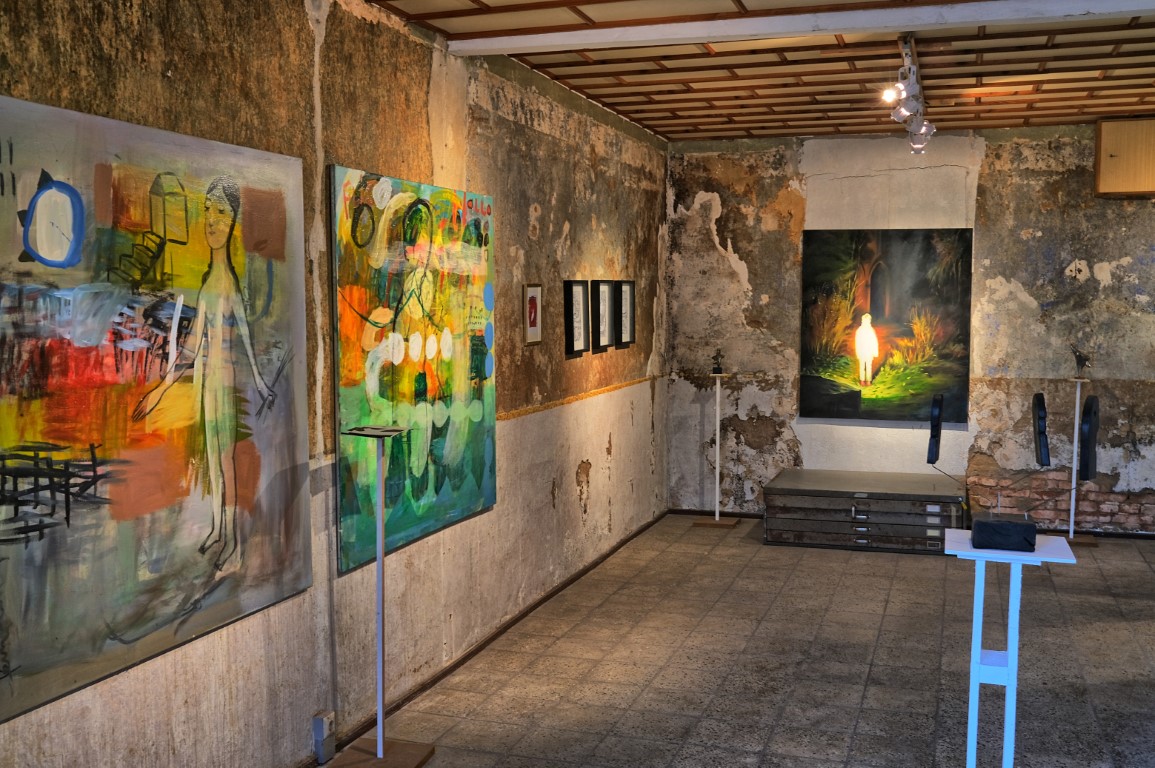 Klaus Schulte Malereien (links) | Foto: Steffen Segner