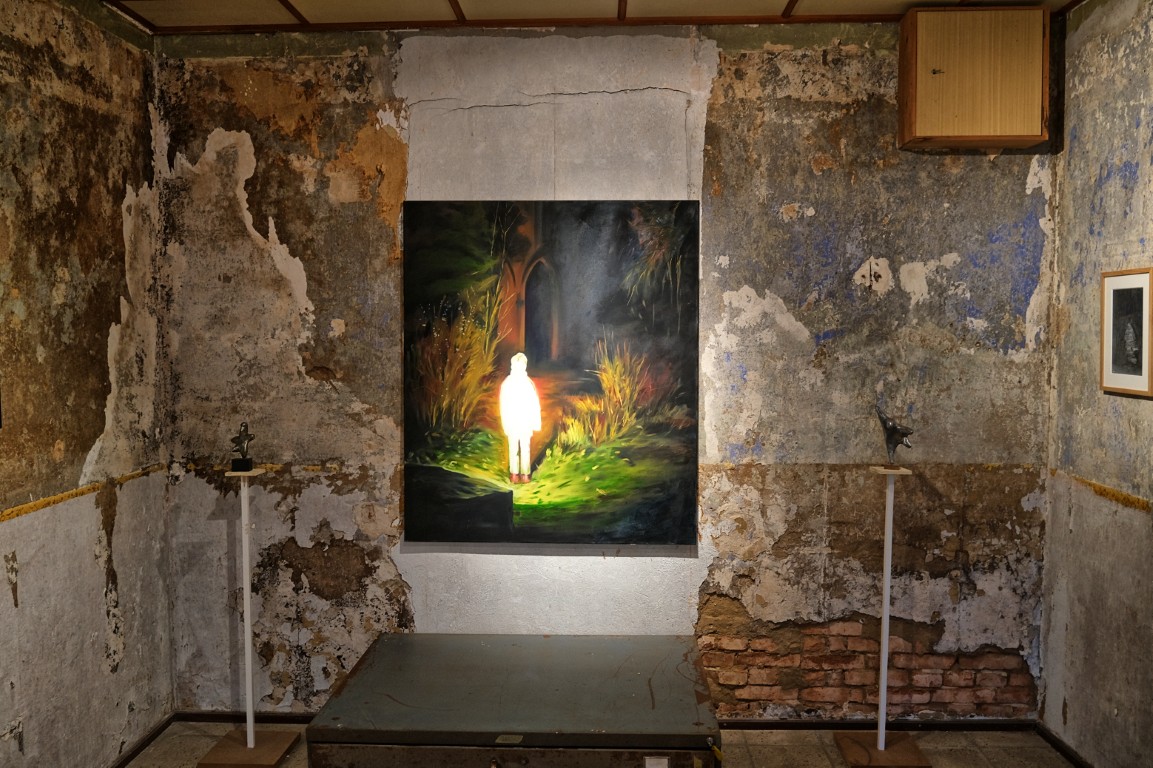 Malerei von Jasper Precht, Plastiken von Stefan Bassir| Foto: Steffen Segner